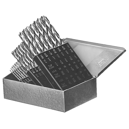 Stm 29pc Jobber Length Cobalt Fractional Drill Set 118121